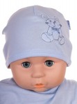 Čiapka Cr-Cz009 Králiček blue modrá 36 38 40 42 1144