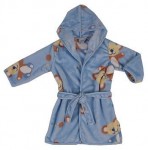 909 župan Velúr 6-12 mes blue modrá 1217