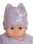 Čiapka Cr-Cz037 Zajko grey šedá 34 36 38 40 42 1245