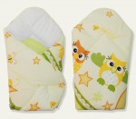 Zavinovačka hladká 80x80 potlač green zelená K sova 1368