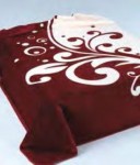 226 220x240 burgundy bordová Star deka 1415