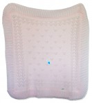 Pled 18 80x90 pink ružová pletená deka 1515