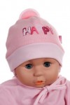 Čiapka WJ-Cz128 viazanie Happy pink ružová 36 38 40 42 44 1610
