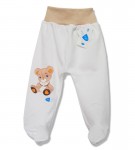 Polodupačky HX potlač white biela 56 1743