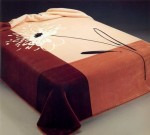 191 220x240 burgundy bordová deka 1854