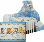 PS 1+1 90x130 40x60 BA potlač blue modrá g veverička 008 203