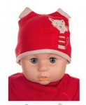 Čiapka Cr-Cz058 Mačička red červená 34 36 38 40 42 2231