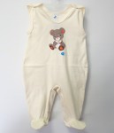 Dupačky bavlna sieťotlač beige béžová 56 2447