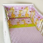 PS 5D 90x130 40x60 180x30 BA potlač pink ružová K žirafa 3038