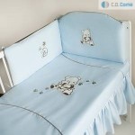 PS 3D 90x130 40x60 180x40 Výš. blue modrá K macko s labkami 2657