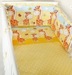 PS 4D 100x135 40x60 180x30 BA potlač yellow žltá K žirafa 3077