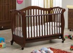 Boston baby bed postieľka dark walnut tmavý orech 295