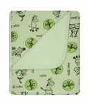 070 80x90 bavlna + mikro vyteplenie green zelená deka 302