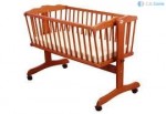 Kolíska bukové drevo cherry čerešňa 90x42 cm 3023