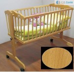 Kolíska bukové drevo natura prírodná 90x42 cm 3380
