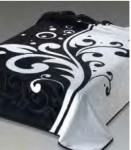 226 220x240 black čierna deka 3866