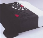 227 220x240 black grey čierna šedá deka 4042