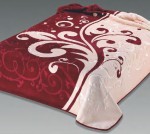 226 220x240 burgundy bordová deka 4050