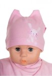 Čiapka Cr-Cz037 Zajko pink ružová 34 36 38 40 42 4060