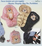 809 P zimný vak TERMO beige béžová do kočíka otvor na pásy 1328