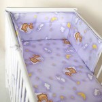 Ochranné hniezdo 180x30 BA potlač lillac fialová Macko 4629