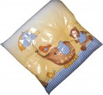 Vankúš 40x40 bavlna potlač sedátko na stoličku blue modrá 4698