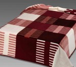 260 220x240 burgundy bordová deka 4804