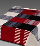 260 220x240 red červená deka 4805