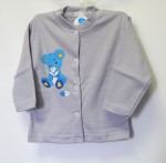 Kabátik HX potlač grey šedá 56 4888