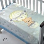 042 Luxury Plus 80x110 05 blue modrá deka 492