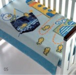 055 Magic Baby 80x110 05 blue modrá deka 494