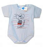 Body krátky rukáv HX potlač blue modrá 56 4949