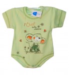 Body krátky rukáv HX potlač green zelená 56 4958