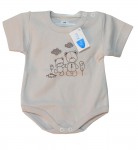 Body krátky rukáv HX potlač grey šedá 56 4981