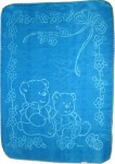 517 80x110 25 blue modrrá tyrkysová deka 4984