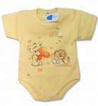 Body krátky rukáv HX potlač yellow žltá 56 5007