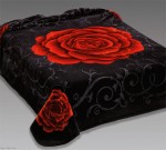 5234 220x240 black čierna deka 5100