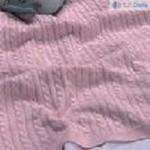 813 Lluvia 80x90 04 pink ružová deka 521