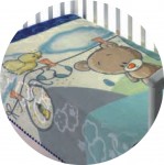 280 luxury plus 80x110 05 blue modrá deka 5251