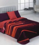 283 silver ion 220x240 19 aubergine bordová deka 5268