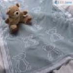 814 Chispas 75x100 05 Blue modrá deka 527