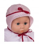 Čiapka L-Cz057 viazanie pink ružová 36 38 40 42 44 5314