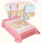 826 Luxury plus 80x110 02 beige béžová deka 548