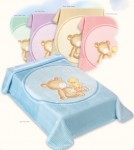 826 Luxury plus 80x110 04 Ružová deka 549