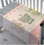 045 Piccola 80x110 04 Pink ružová deka 574