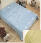 6042 110x140 34 green zelená deka 586