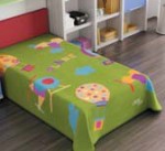 5566 160x220 03 green zelená deka 5874