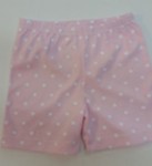 Krátke nohavice HX 64 pink ružová bodky 68 6203