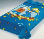 186 160x220 blue modrá deka 636