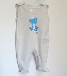 Dupačky bavlna sieťotlač grey šedá 56 6740